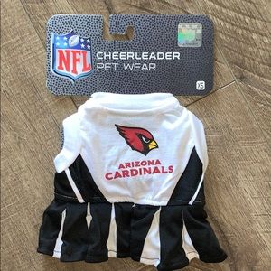 NFL Cheerleader pet wear Arizona Cardinals NWT